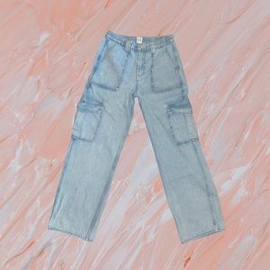 BDG Elastic Waistband Skate Cargo Jeans